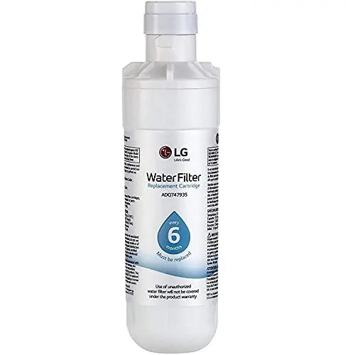 LG LT1000P - 6 Month / 200 Gallon Capacity Replacement Refrigerator Water Filter (NSF42, NSF53, and NSF401) ADQ74793501, ADQ75795105, or AGF80300704 , White LG