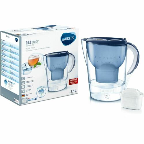 German blue water filter jug