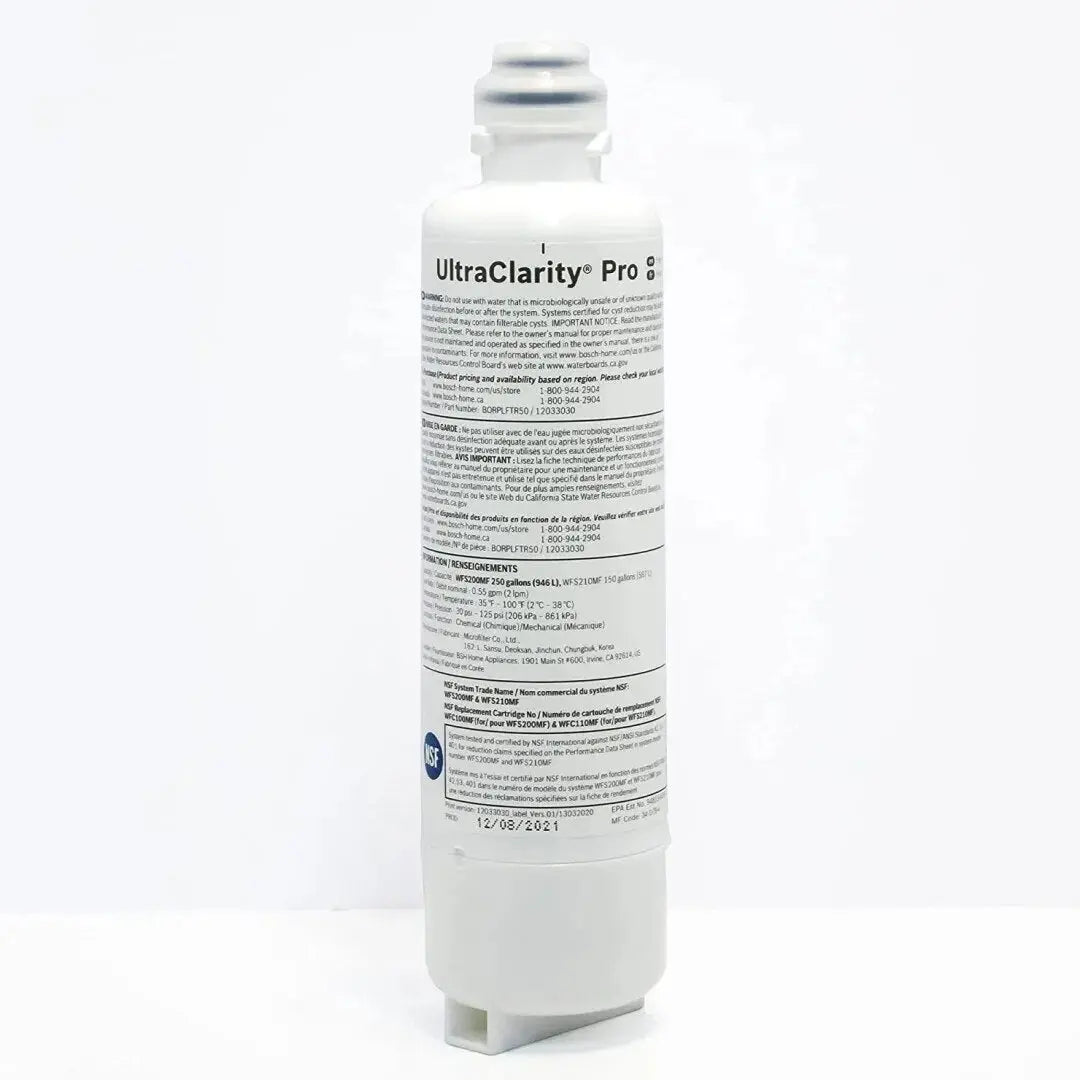 Replace Bosch UltraClarity Pro Refrigerator Water Filter For BORPLFTR50,BORPLFTR55,RA450022,12033030 Svirsonfilter