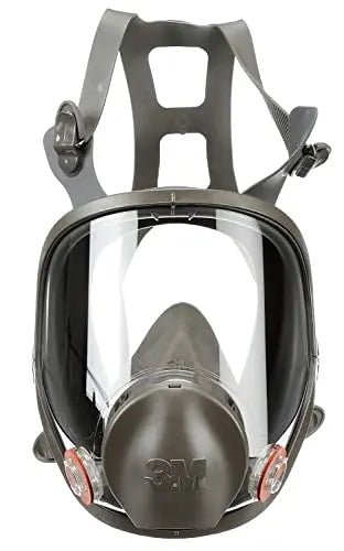 3M Safety 142-6900 Safety Reusable Full Face Mask Respirator, Dark Grey, Large 3M Safety