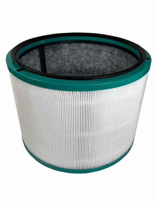 Dyson 360° Glass HEPA Filter (HP01, HP02, DP01) Air Purifier Replacement, 1 Count, Silver/Green PrecipFilter
